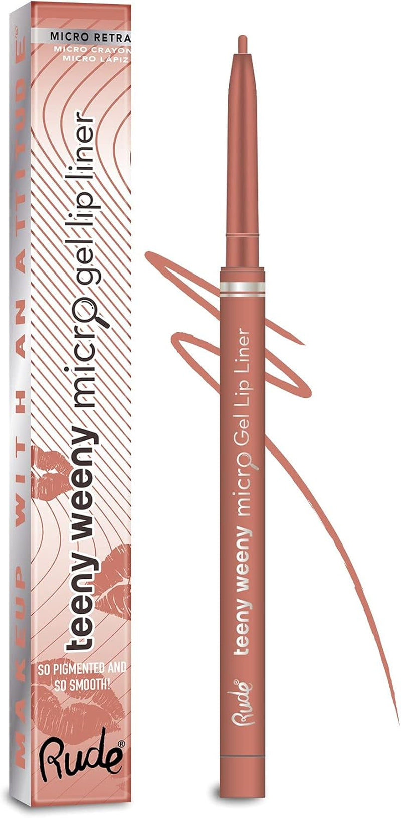 '- Micro Gel Lip Liner | Precise and Defined Application | Versatile Shade for All Skin Tones | Ideal for Carrying in Your Purse, She'S Basic, 1 Unit (Pack of 1)