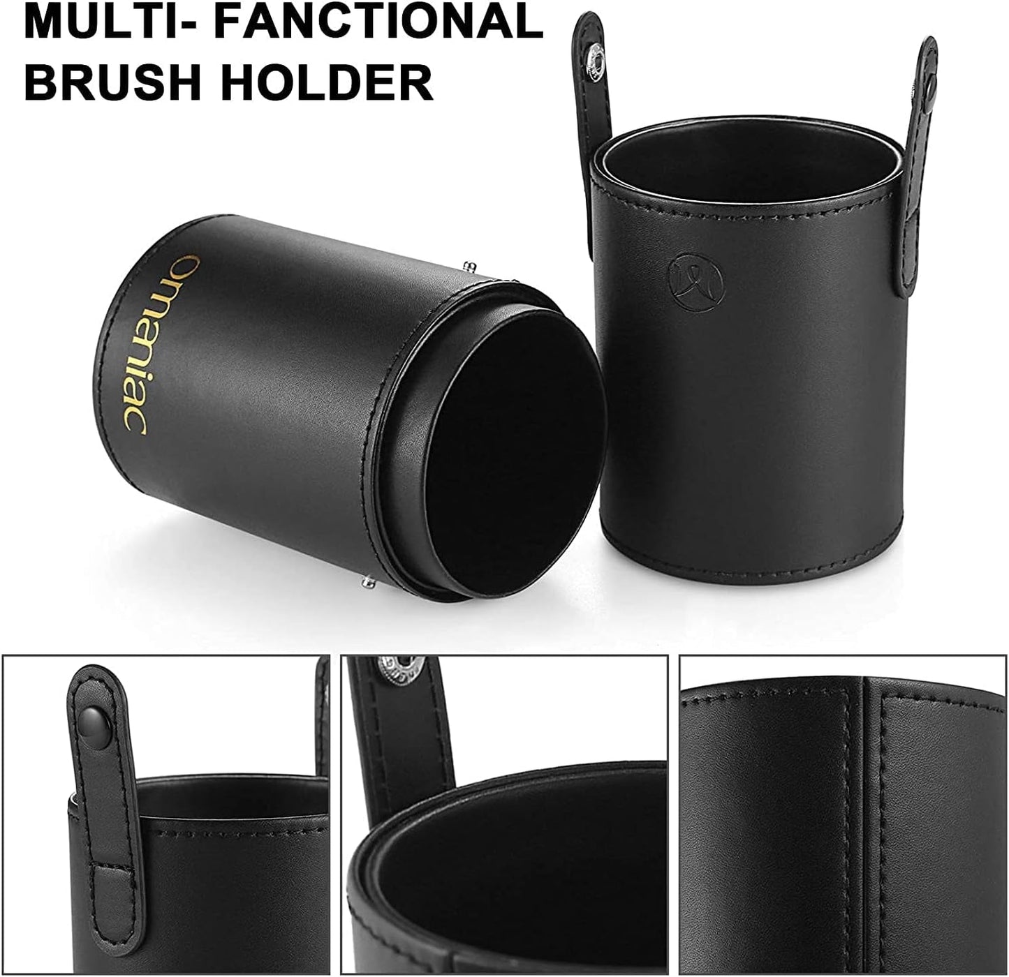 12-Piece Professional Makeup Brush Set with Pearl Flash Handles - Stylish, Comfortable, and Travel-Friendly Case Included!