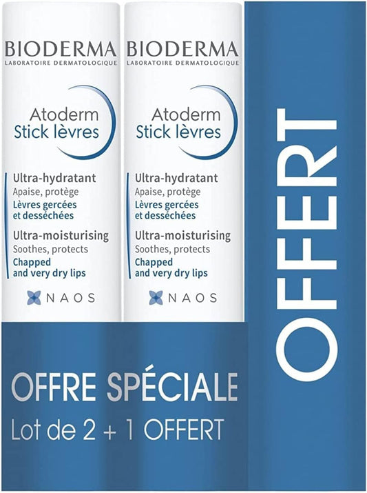 Atoderm Lips Moisturising Stick X3