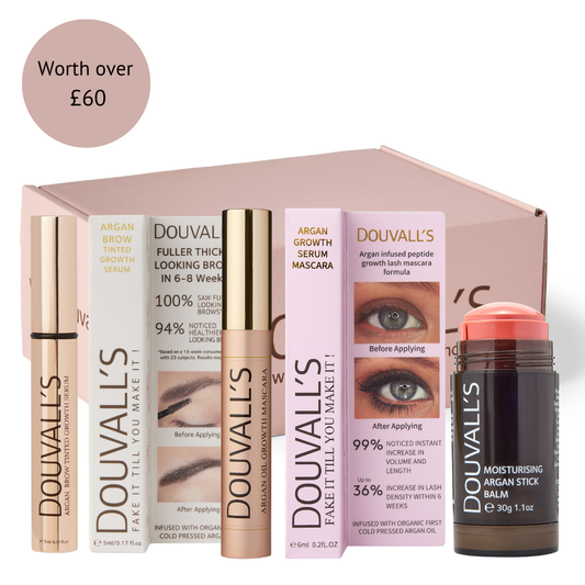 Douvall Argan Glow Beauty Box Three Products Nourishes Skin With Luxurious Self Care Essentials For Beauty Lovers - TIKVIBE SHOP