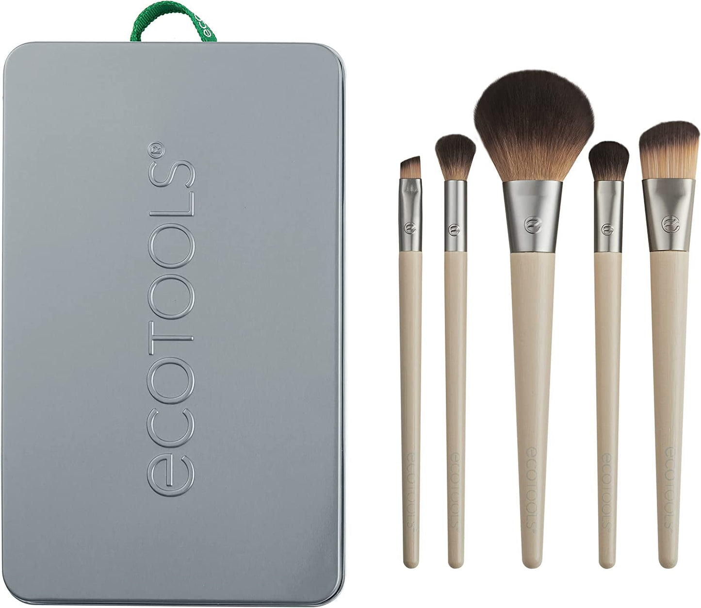 6-Piece Eco-Friendly Makeup Brush Set for Flawless Application - Vegan & Cruelty-Free