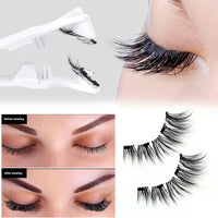 1 Pair Magnetic-Eyelashes Natural Look without Glue Needed Reusable Eye Magnetic Lashes with Applicator Magnetic Eyelashes
