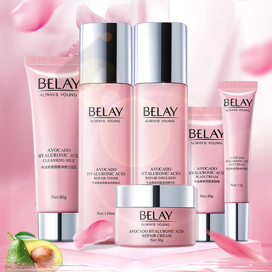 Avocado Hyaluronic Acid Moisturizing And Nourishing Skin Care Product Set