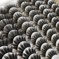 False Eyelashes 30 Pairs Pack Mink Lashes Long Dramatic 6 Styles 5D Fluffy Thick Fake Eyelashes Soft Wispy Makeup Eye Lashes