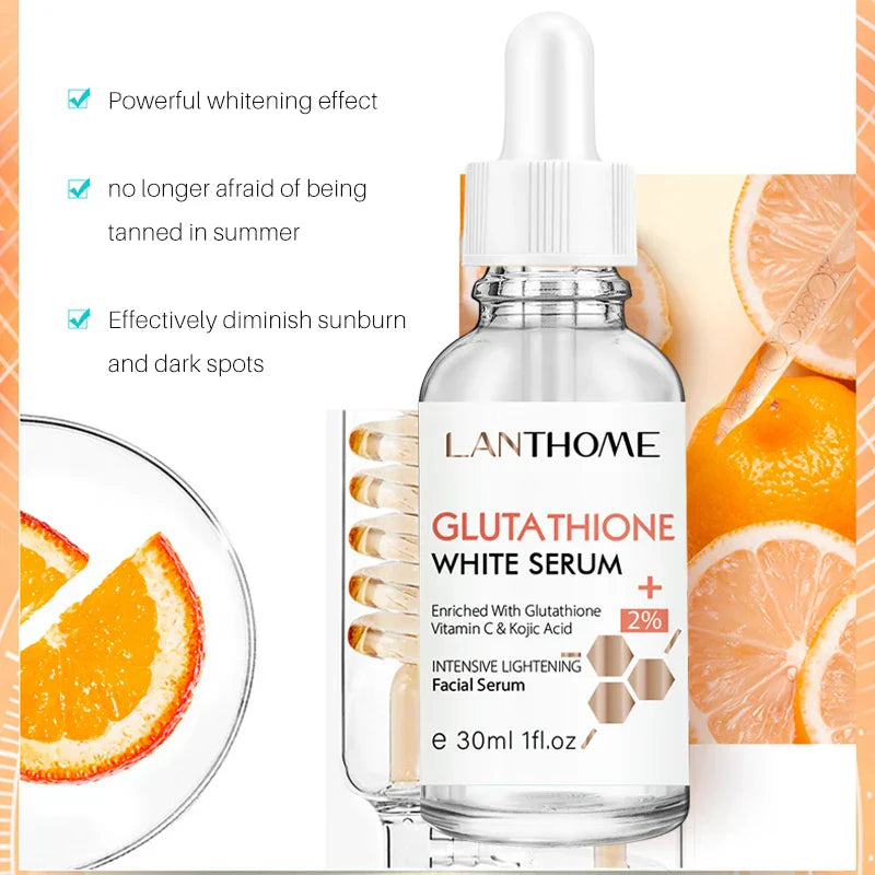 Glutathione Facial Kit 4 Piece Lanthome Orig For Whitening And Moisturizing Radiant Skin For All Skin Types - TIKVIBE SHOP