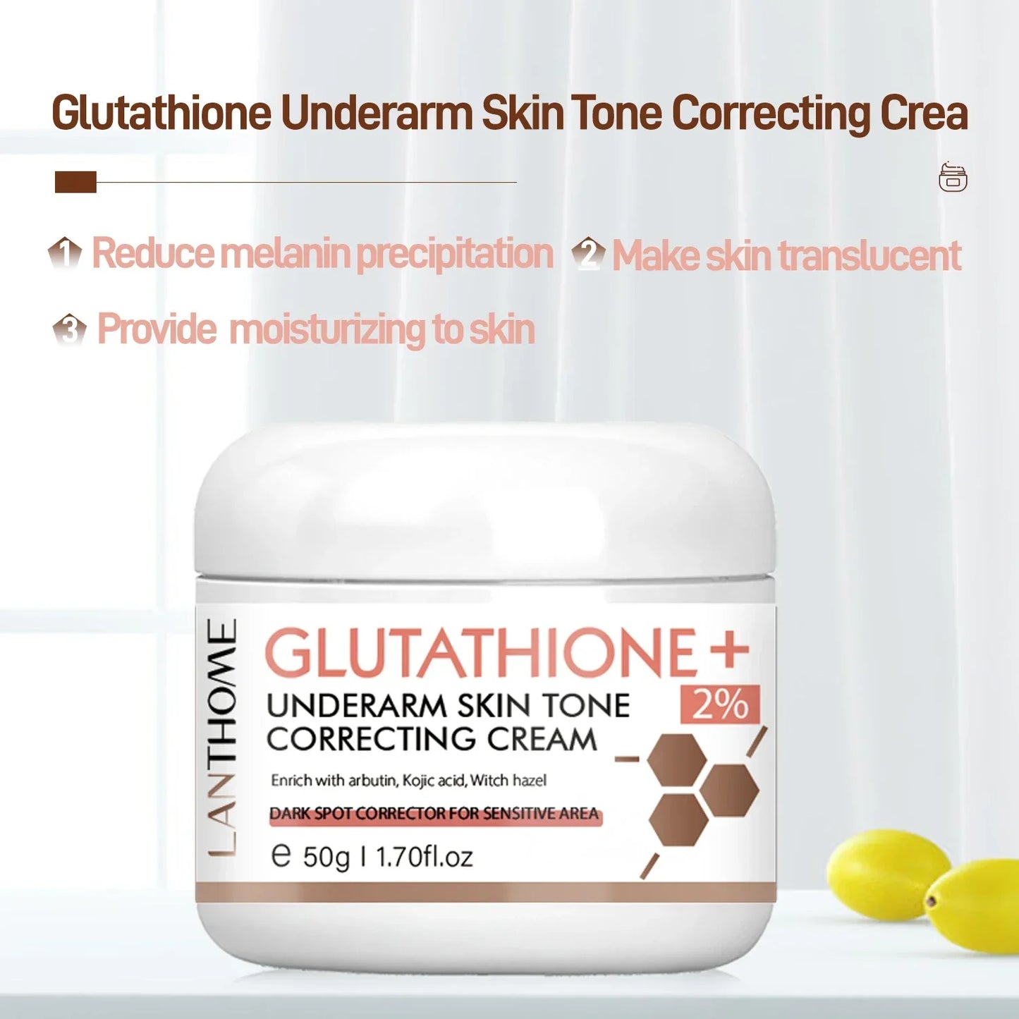 Glutathione Facial Kit 4 Piece Lanthome Orig For Whitening And Moisturizing Radiant Skin For All Skin Types - TIKVIBE SHOP
