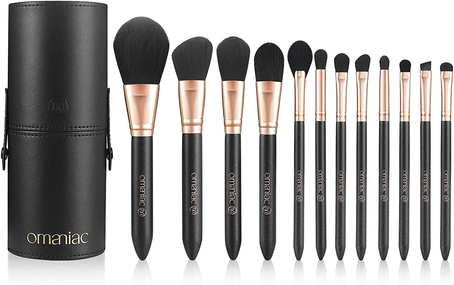 12-Piece Professional Makeup Brush Set with Pearl Flash Handles - Stylish, Comfortable, and Travel-Friendly Case Included!