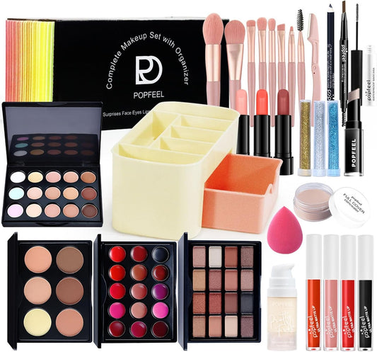Makeup Kit for Women: Full Kit, All in One Makeup Gift Set, Multi-Purpose Beauty Cosmetic Set