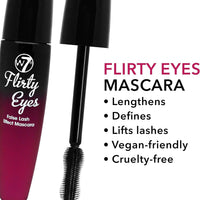 Flirty Eyes Mascara - Long-Lasting, Hourglass Black Mascara for Volume and Length - 2 Pack