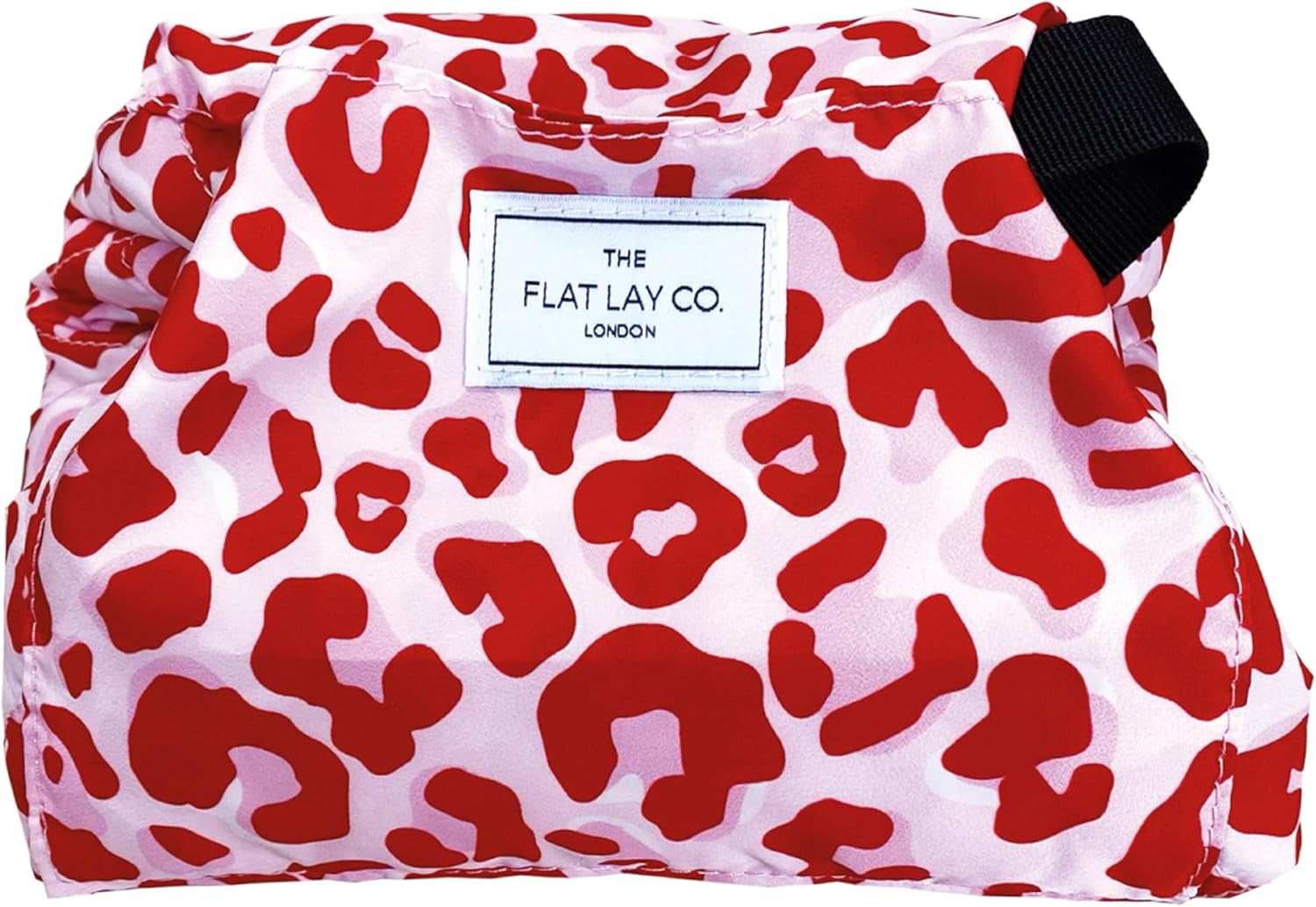 Makeup Bag - Travel Make up Organiser for Cosmetics, Eyeshadow, Make-Up Brushes, Lipstick & Tools - Drawstring Makeup Bag Storage with Brush Holder & Large Pockets